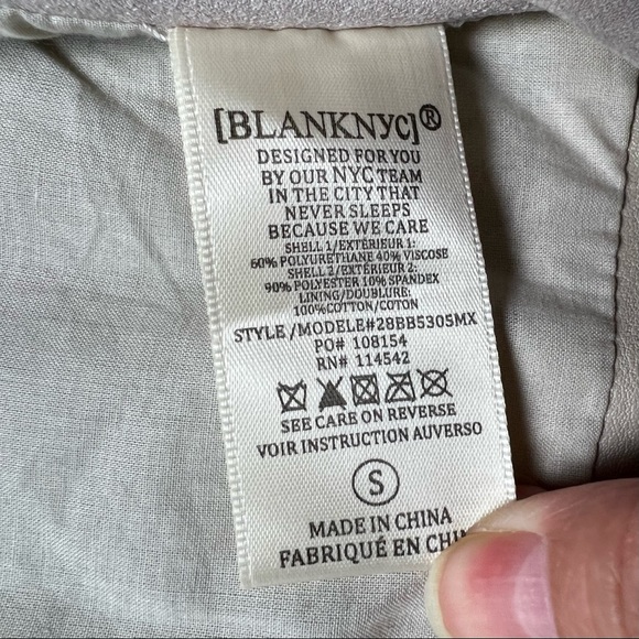 Blanc Nyc faux leather and suede jacket - Picture 12 of 13